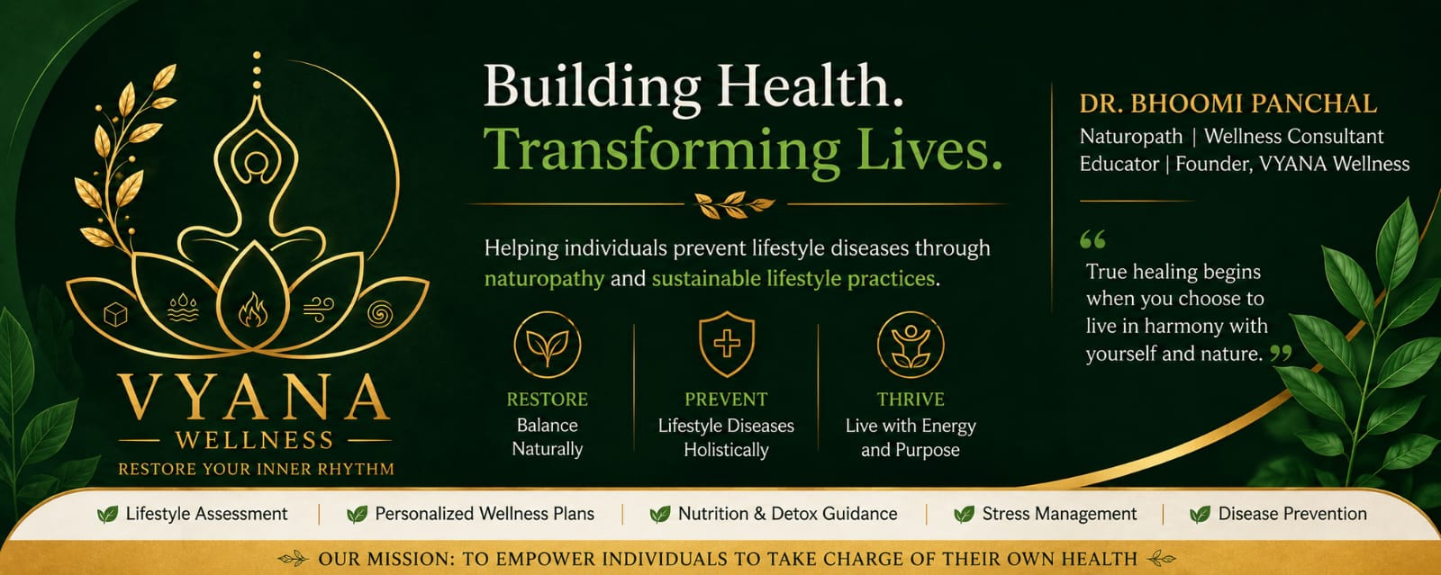 VYANA Wellness - Building Health, Transforming Lives